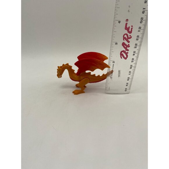 Vintage Playmobil Novelmore Red and Orange Dragon Figurine| Retro Toy Figurine - Picture 3 of 7